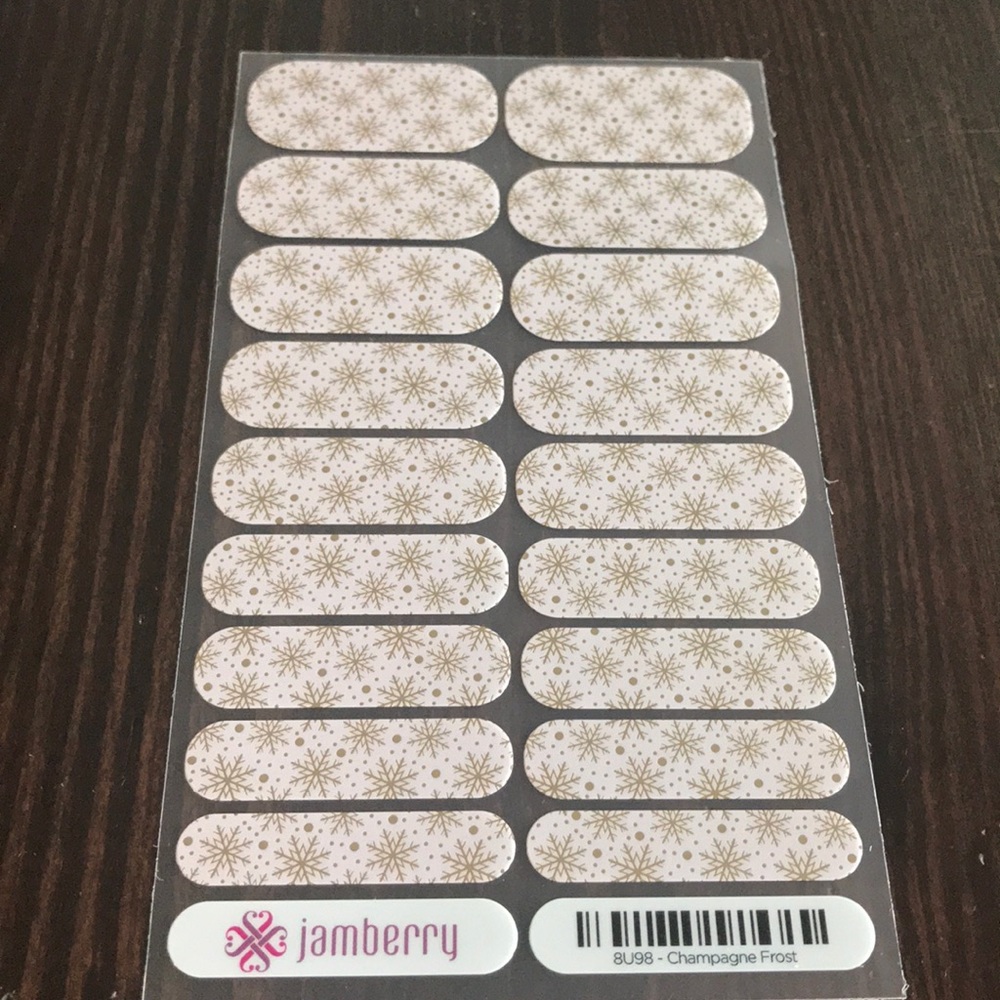 Jamberry champagne frost